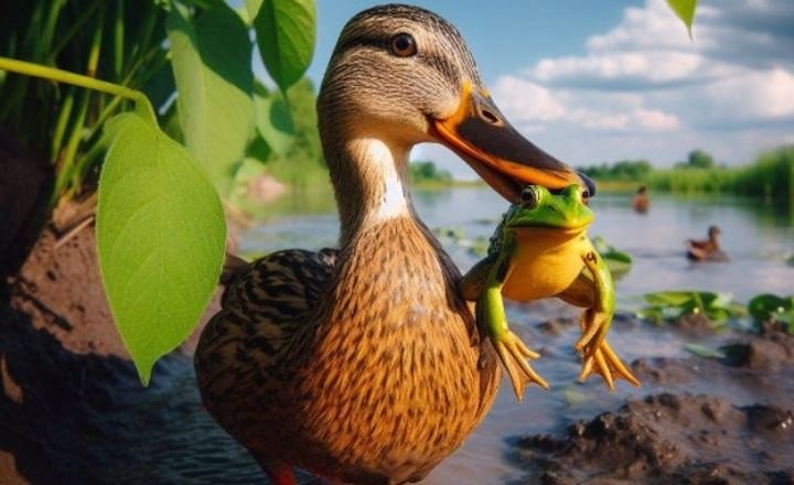 Do Ducks Eat Frogs?